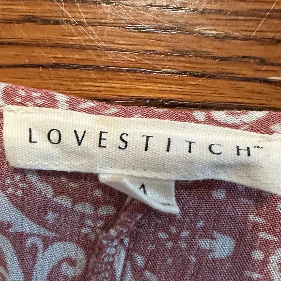 Lovestitch Pink and White Patterned Romper - Picture 4 of 11